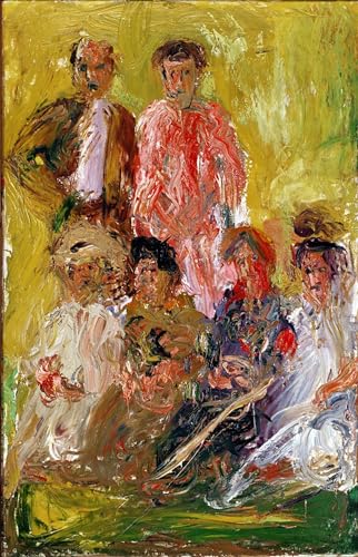 Affiche Richard Gerstl la famille Schönberg poster sur toile 60x90cm pour décoration murale