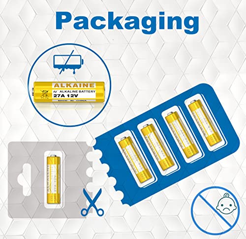 5PCS 27A 12V Alkaline Batteries V27A LR27A MN27 L828 A27 12V Battery Pack of 5 - Image 5