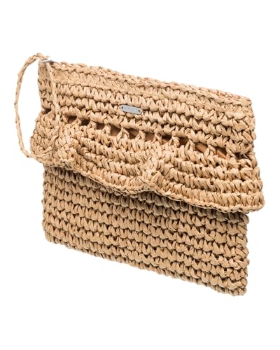 Roxy Stylish Woven Pattern Paper Fabric Straw Crossbody Bag2