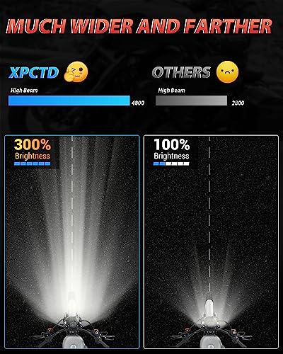 Xpctd H771SET 7 Inch Motorcycle Led Headlight 4.5 Inch Fog Passing Lamps Dot Kit Compatible With Harley Davidson Street Glide Road King Electra Glide Fatboy Ultra Classic Heritage Softail Slim Deluxe thumb #2