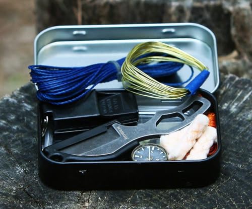 Esee Faca de pescoço fixa James Gibson Pinch, 3,3 cm 1095 lâmina lavada em pedra de óxido preto