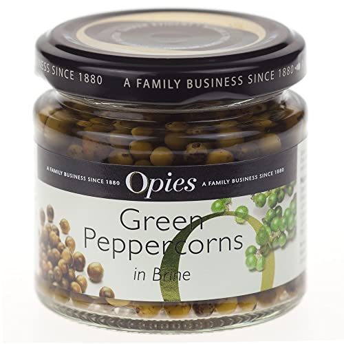 Opies Granos de pimienta verde en salmuera - 6x115g
