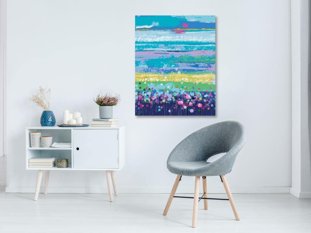 Malowanie według liczb - Obraz 80 x 100 cm bez blejtramy