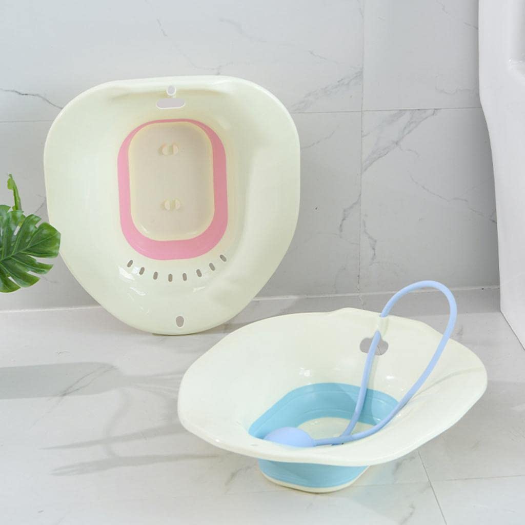 Meri SHOPP Foldable Plastic Sitz Bath Tubs Perineal Hemorrhoidal Soak
