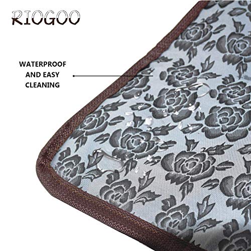 Pet Heating Pad Large, Dog Cat Electric Heating Pad Indoor Waterproof Adjustable Warming Mat with Chew Resistant Steel Cord (28 x17.7 in)