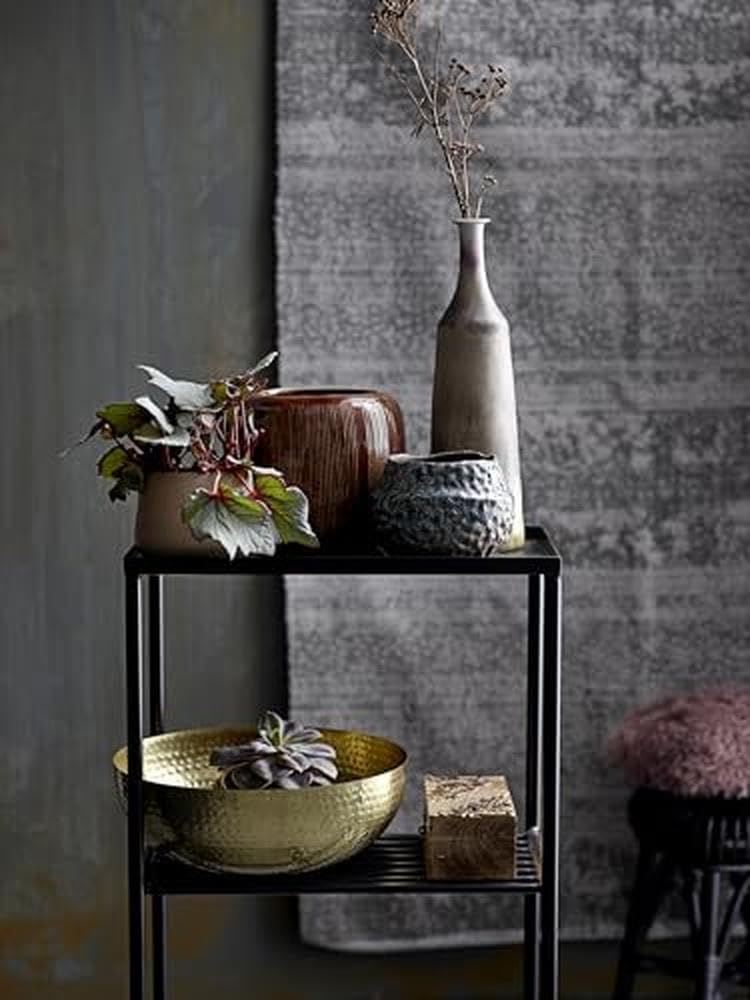 Bowl “Mettemarie” de Bloomingville Ø 36 cm – Elegancia dorada para servir y decorar, resistente y apta para alimentos