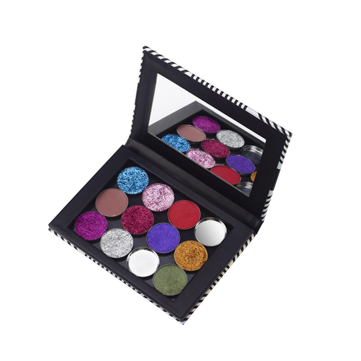 3 Pièces Trousse Cosmétique Vide Magnétique Avec Miroir Palette Vide Maquillage Pour Les Yeux Petite Palette Magnétique Palette De Fards à Paupières Vide Palette Magnétique Vide