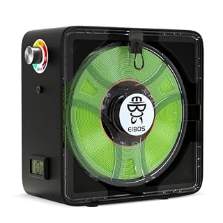 EIBOS(エイボス) 【公式】イージー3Dプリンターフィラメント乾燥機、ファン付き3Dプリンターフィラメントドライボックス、温度調節、湿度調節、リールホルダー、コンパット