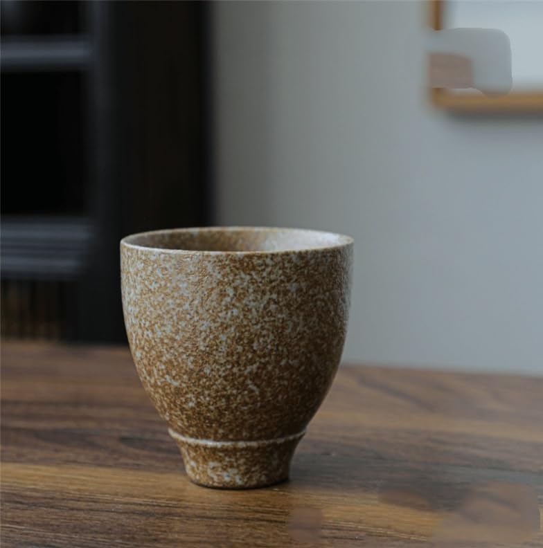 GSOUL Kungfu Tea cup Retro Kung Fu Teacup Latte Coffee Cup Chinese Large Stoneware Small Tea Cups