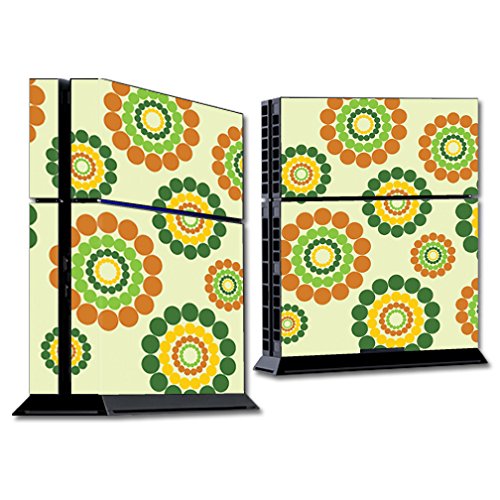 MightySkins Skin Compatible with Sony Playstation 4 PS4 Console wrap Sticker Skins Flower Power1