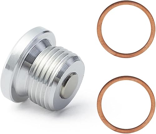 UTSAUTO Tapón de drenaje de aceite Tapón de drenaje de aceite magnético para Porsche 911 986 996 997 Boxster Cayman