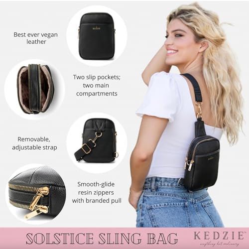 KEDZIE Solstice Convertible Sling Bag Crossbody Purse for Women2