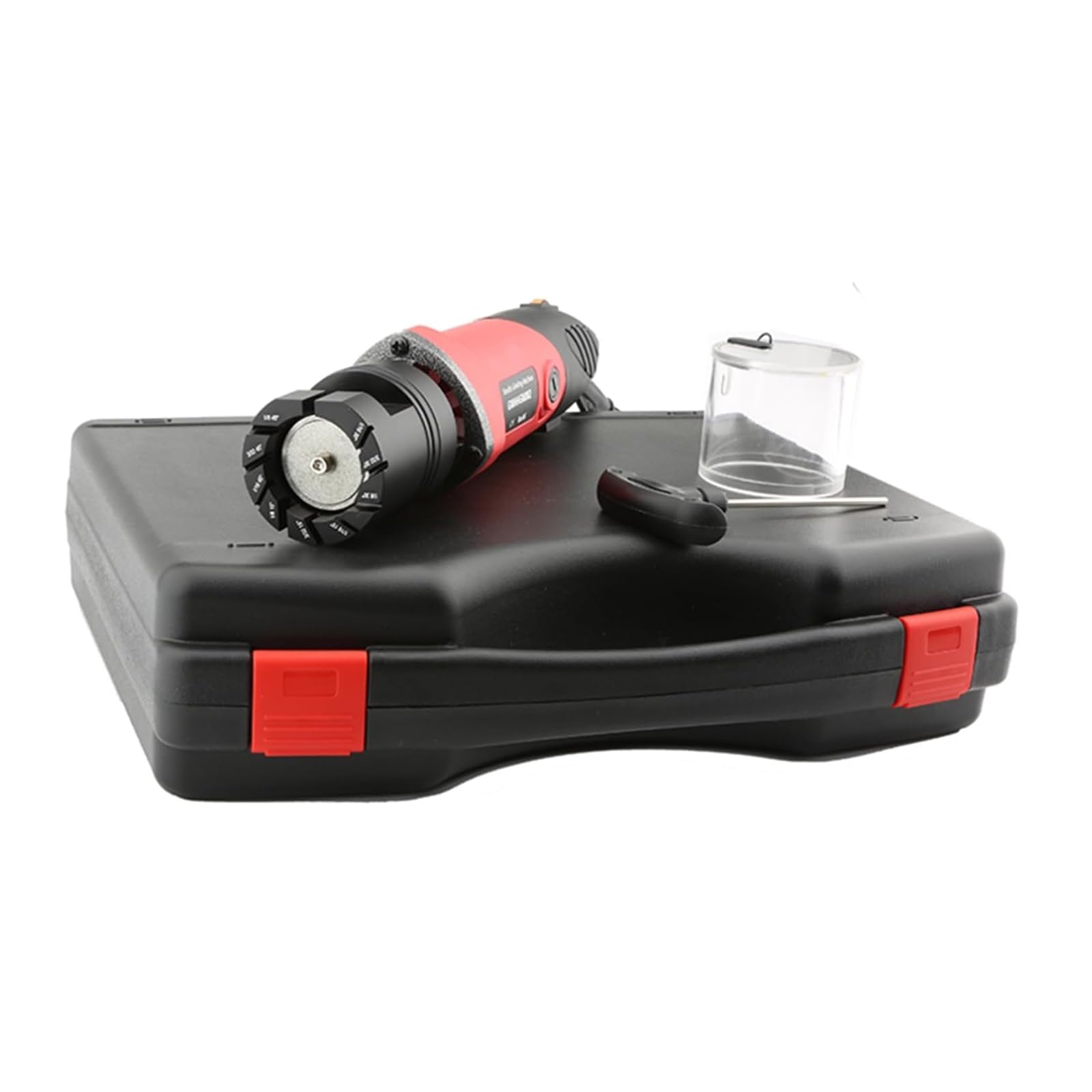 Máquina afiladora de electrodos de tungsteno, amoladora de varilla Tig de 6 velocidades con ángulos de 15°/30°/45°, incluye bloque de molienda y ranura de corte para soldadores y proyectos de