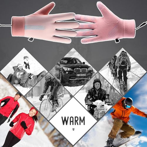 Gants chauffants USB écran tactile d'hiver unisexe - 4