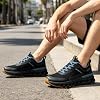 Zapatillas para caminar con puntera ancha y suela con amortiguación para hombre 4