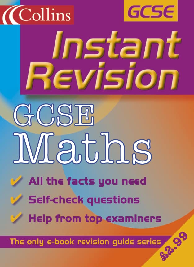 Buy Collins Study & Revision Guides - Instant Revision: GCSE Mathematics — BookShops.in