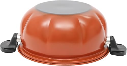 Miniatura 7 de Olla a presión micro de 8 litros de gran capacidad, olla de micropresión de calabaza con 1 práctico vaporizador multifunción olla de cocción de