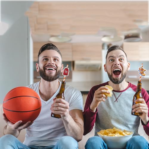 Pitillos de Papel con Diseño de Baloncesto x24 miniatura 4