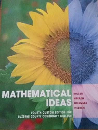 Mathematical Ideas 1323133461 Book Cover