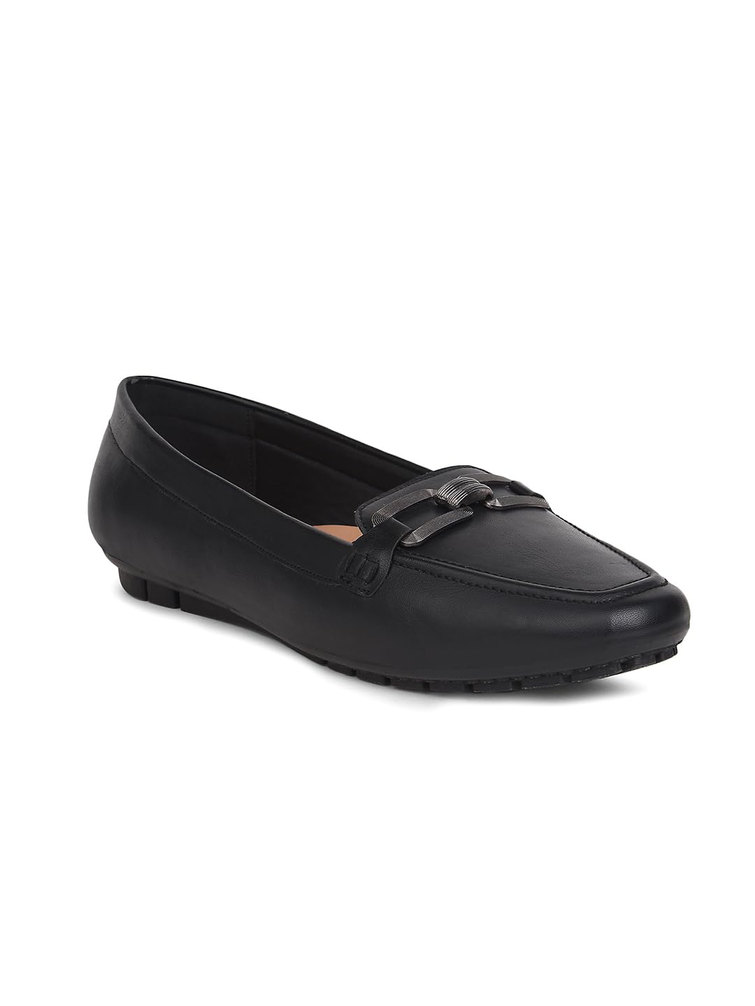 Women's Casual Loafer Shoes - Black-image-15