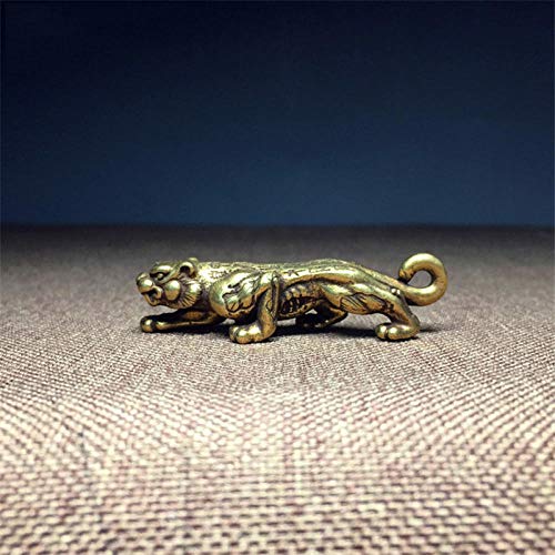 Ornements Rune du Tigre Kelieqa figurines sculptures en laiton pour décoration