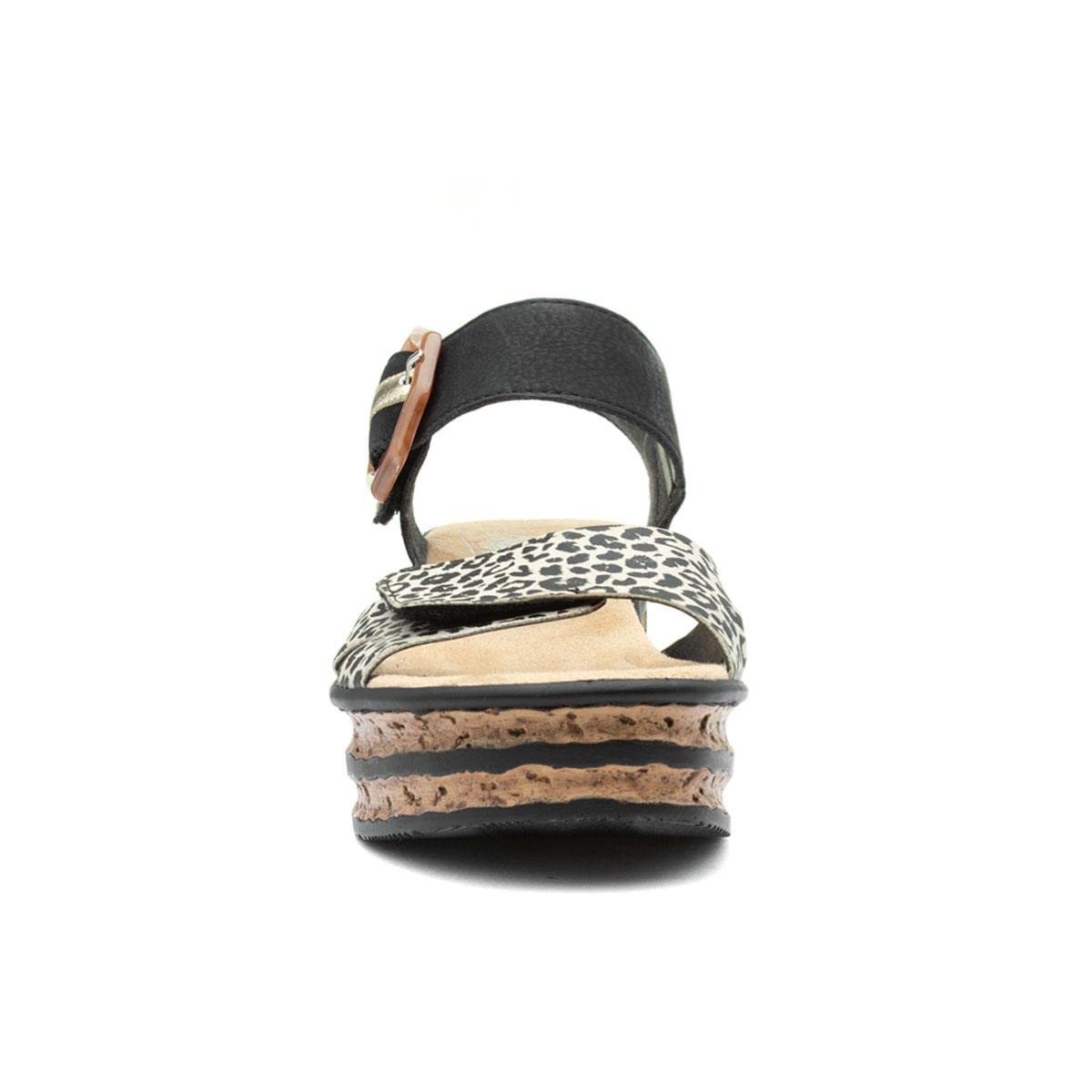 Rieker Geschenk Damen Keilabsatz Sandalen – Bild 4