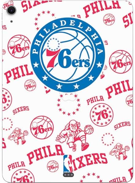 Skinit Decal Tablet Skin Compatible with iPad Air 11in (2024-2025) - Officially Licensed NBA Philadelphia 76ers Standard - Blue Design