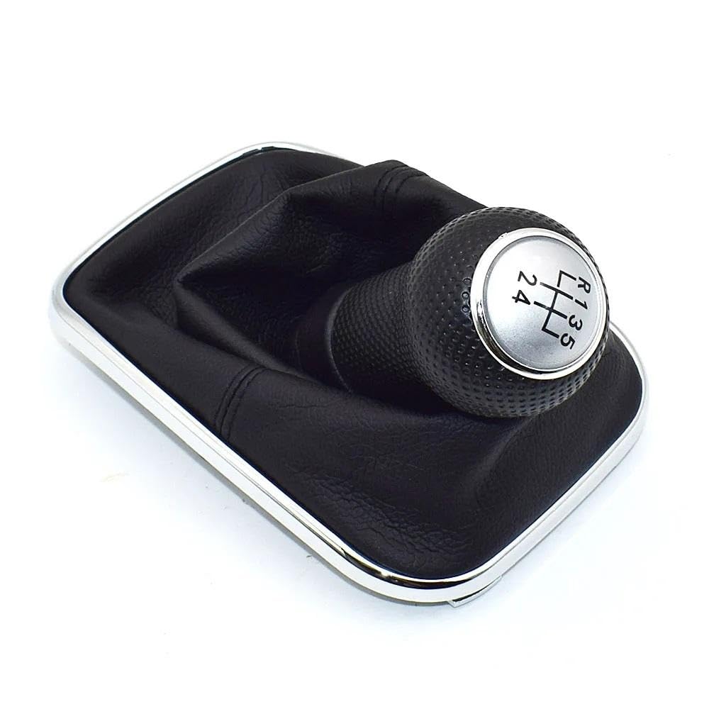 POANBCGY Shift Ball Joint 23mm for Golf 4 IV MK4 GTI R32 for Bora Jetta 5 Speed Black Frame Gear Shift Knob Lever Gaiter Boot 1999-2004(5 Speed-1)