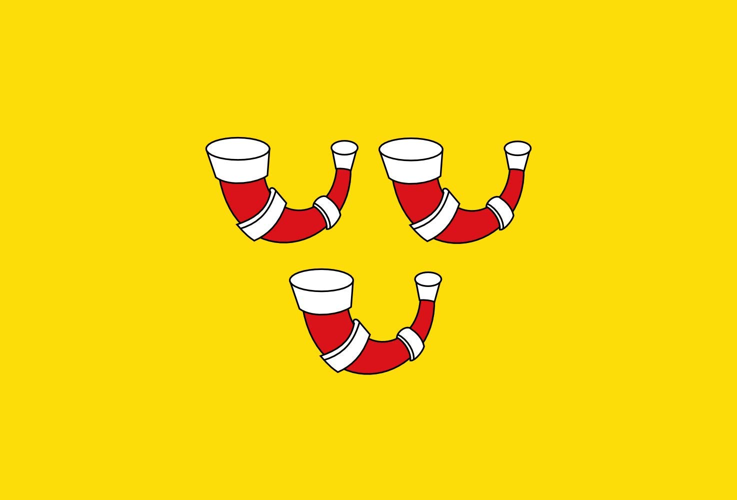Drapeau Large Horn vlag 1963 de collection aux finitions haut de gamme