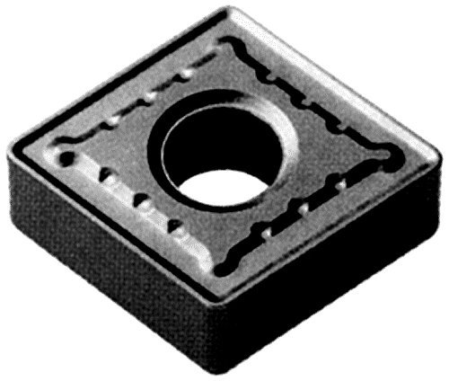 40231 Turning Inserts, Solid Carbide, CM02 Grade, Multilayer Coated, CNMG 544, 1/4" Thick, 1/16" Radius, Pack of 10