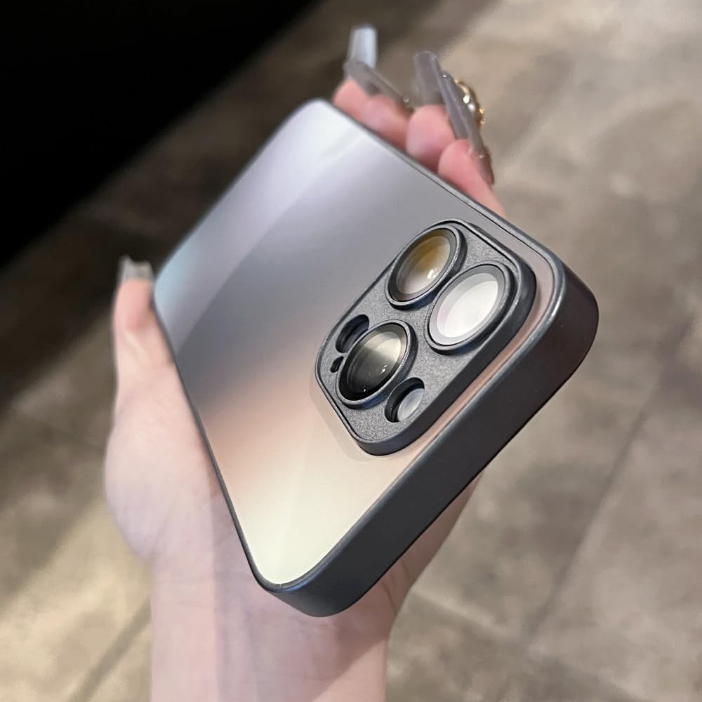 Coque iPhone 15 Pro Max avec protection d'objectif en silicone
