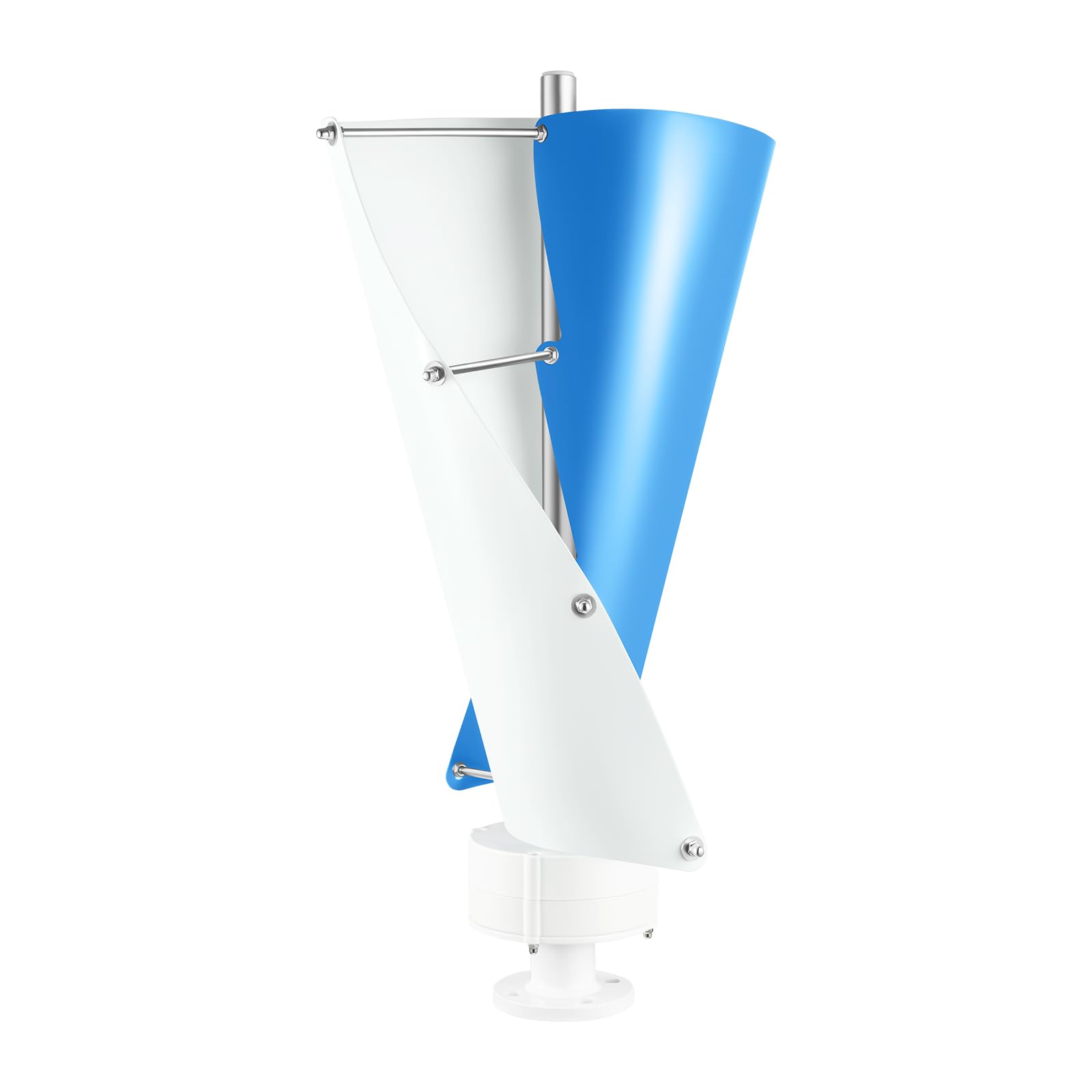 24V-Windkraftanlage mit 100W, Windkraftanlage für den Hausgebrauch, mit Steuerungssystem, vertikalachsige Windkraftanlage mit zwei Flügeln, geeignet für die Stromversorgung von Haushalten
