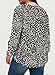 Eytino Plus Size Womens Tops Long Sleeve V Neck Drawstring Floral Print Blouses Dressy Casual Spring Clothes 2026 Fashion,3X Black