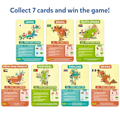 Image of Skillmatics Guess in 10 Countries of The World, Perfect for Boys, Girls, Kids & Families Who Love Card Games, Educational Toys, Travel Games, Trivia, Gifts for Ages 8, 9, 10 & Up