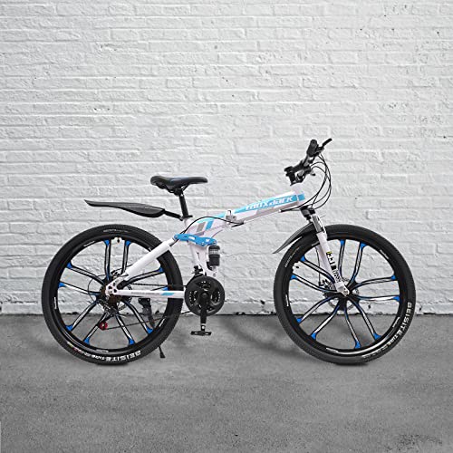 Mountainbike 26 Zoll 21 Gang Faltrad mit Doppeltem Stoßdämpfungsrahmen -...