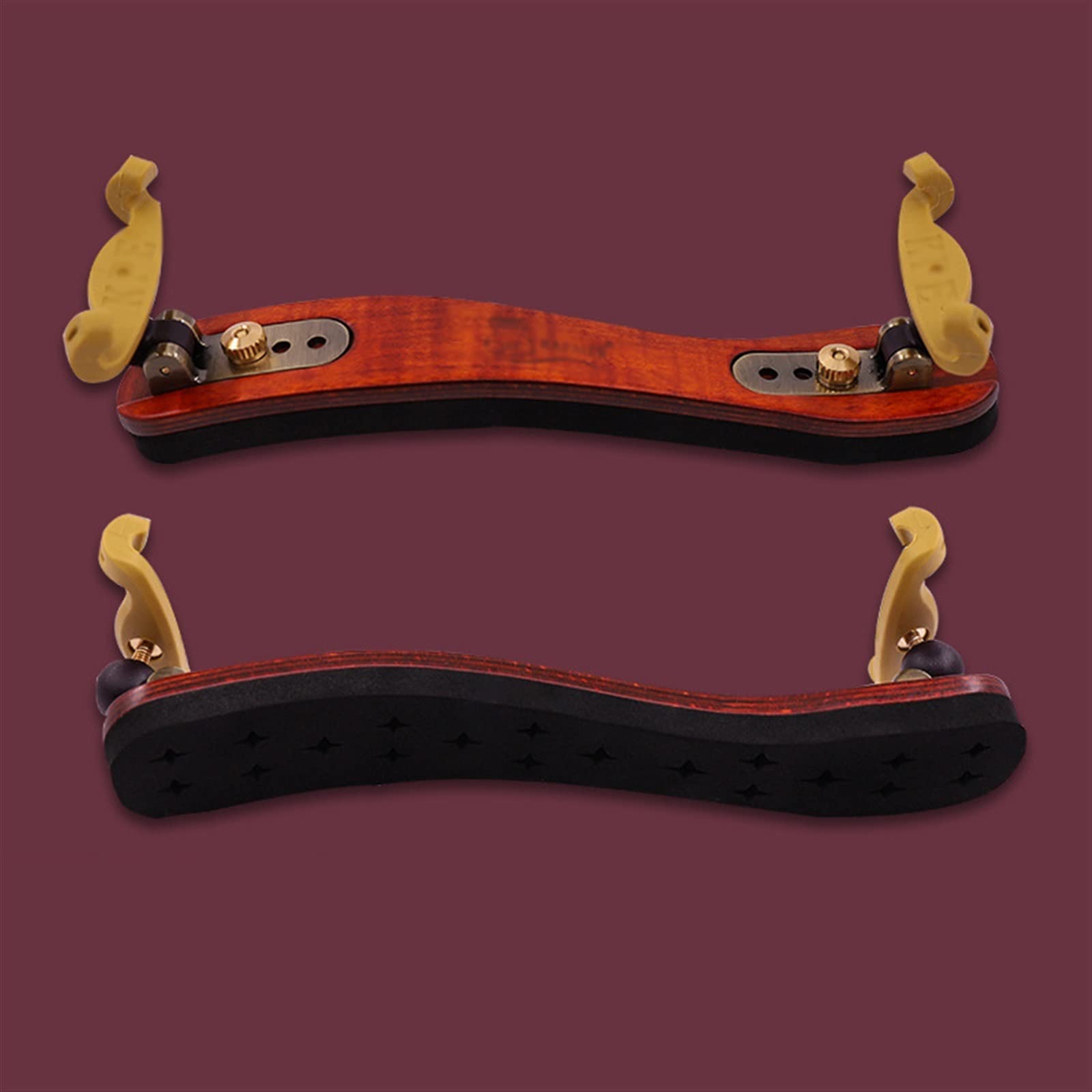 Reposabrazos De Violín De Arce, Almohadilla De Hombro De Esponja Suave Ajustable, Reposacabezas De Garra, Almohadilla De Violín 4/4-3/4 Accesorios para instrumentos de cuerda