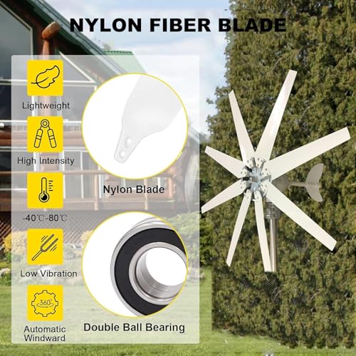 Gerador De Turbina EóLica De 3000 W, Kit De Energia EóLica De 12 V, 24 V E 48 V, Gerador De Energia