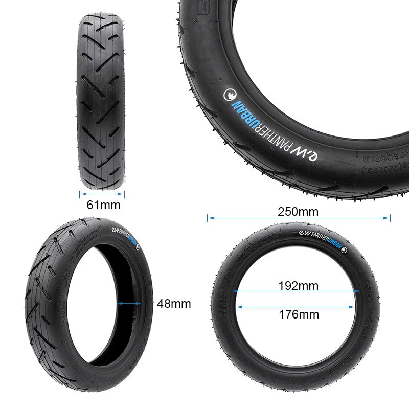 Mobile TM Compatible avec Pneu Trottinette Électrique tubeless 60-70-7 pour Mi4 Pro Max-Plus Pantherurban Avec Gel