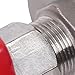 Timunr Stainless Steel DN50 Gate Valve 2 Inch NPT Thread, Industrial Full Port Design, for Water, Oil, line Systems