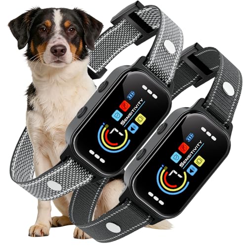 Koguzl Dog Bark Collar 2 Pack, Adjustable, Humane Training