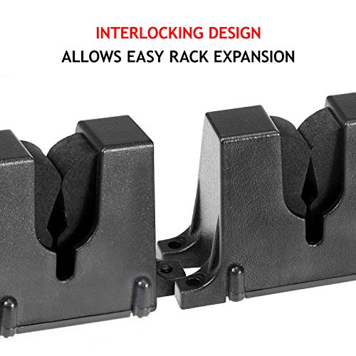 Suporte para vara de pesca, Andoer Suporte para vara de pesca para 6 varas de pesca montada na pared