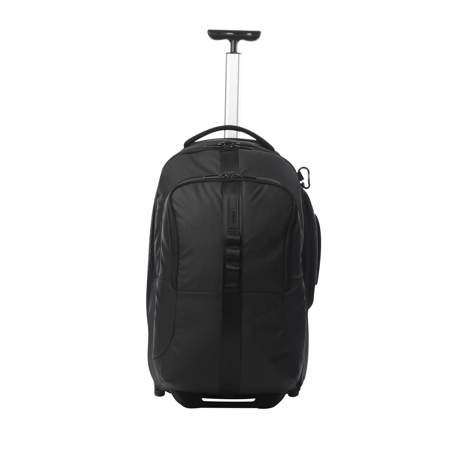 TOTTO - Mochila Ordenador Portátil con Ruedas, Modelo Rue Deploy, Pc hasta 15,4", Gran Capacidad, con Mochila Extraíble, Sistema RFID Blocker, Bolsillo Documentos, Espaldar Ergonómico, Color Negro