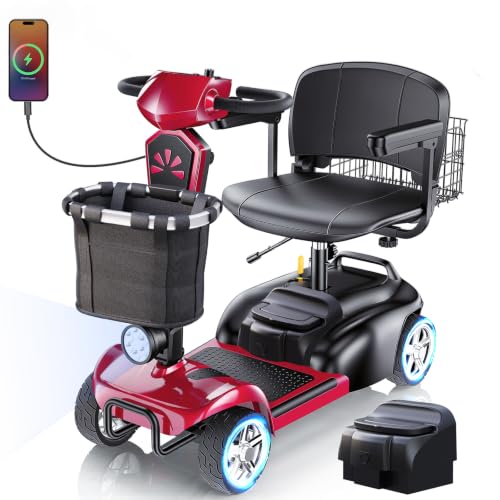 Eldryvon 50-Mile 4-Wheel Scooter