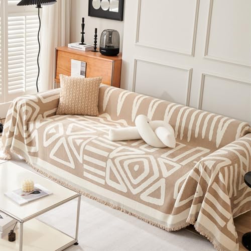 VanderHOME Multifunctional Chenille Tassels Sofa Throw Blankets,Throws for Sofa Blanket Bed Throw for Bedroom Couch, Travel