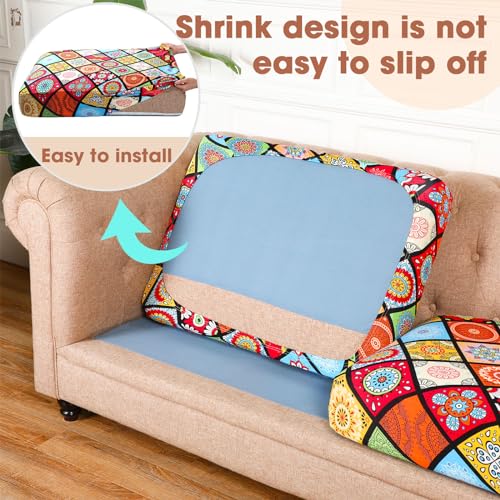 Smoothnovelty GEG-SMOOTHNOVELTY-0024 Outdoor Cushion Covers Bohemian Patio Couch Covers 25 Inch Stretchable Furniture Cushion Covers thumb #5