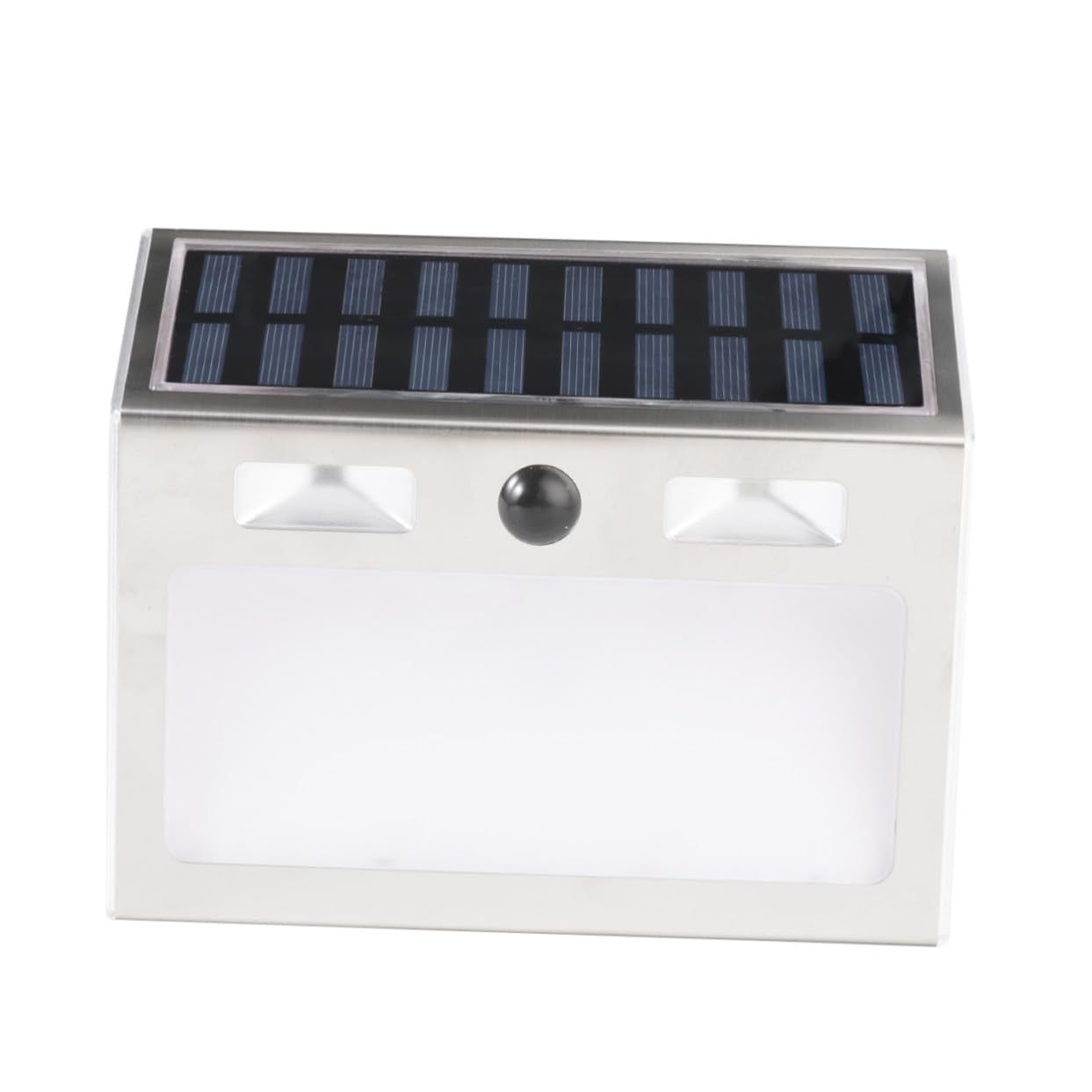 Lampada Solare da Esterno con Numero Civico LED Rilevatore di Movimento Luce Parete Ricaricabile Ecologica per Giardino Cortile Include Adesivi Numeri e Lettere