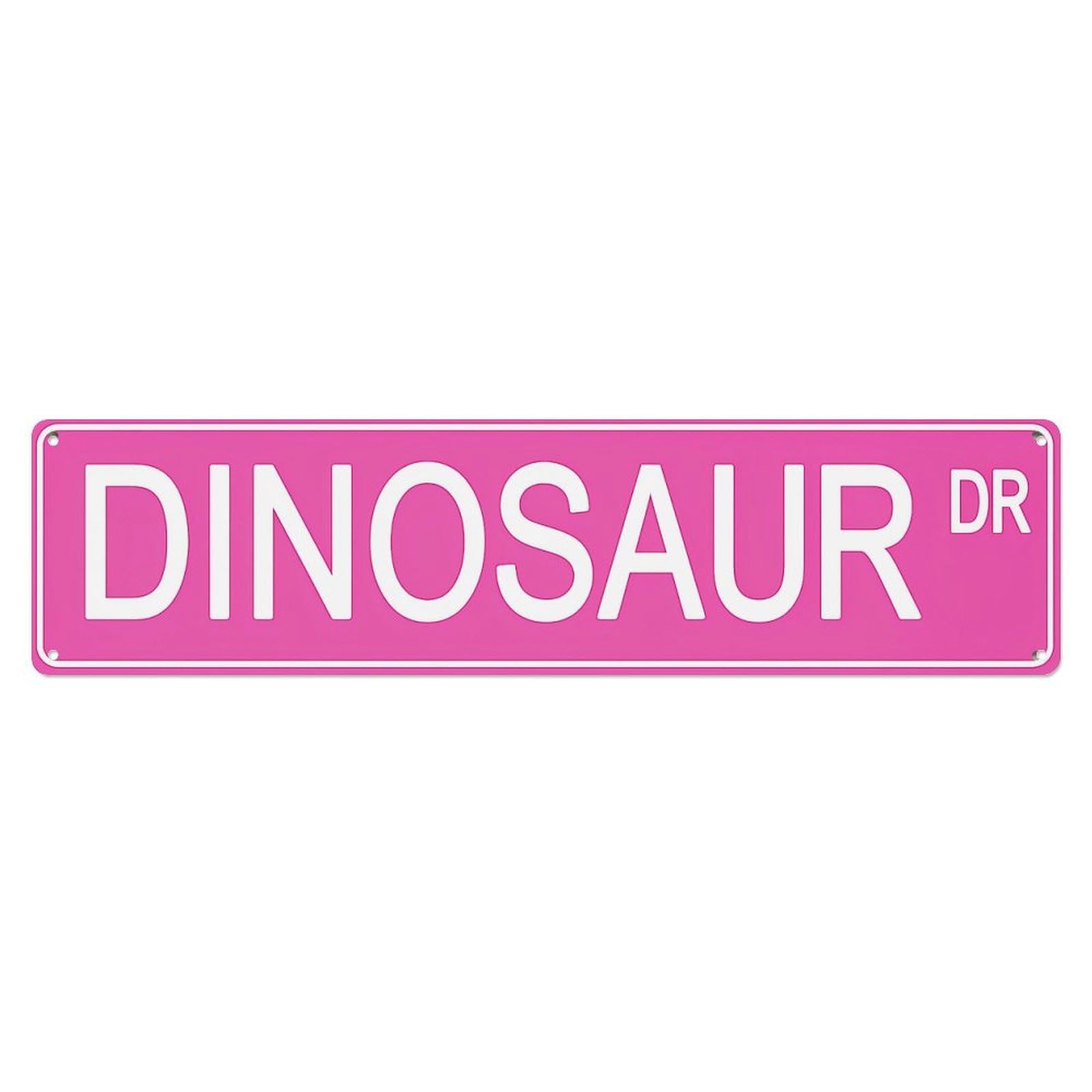Jdyaojiesheng Vintage Dinosaur Dr Pattern Print Tin Sign Retro Metal Wall Decor Metal Poster, Home Bar Garage Farmhouse Cafe Wall Art Decoration 4X16inch