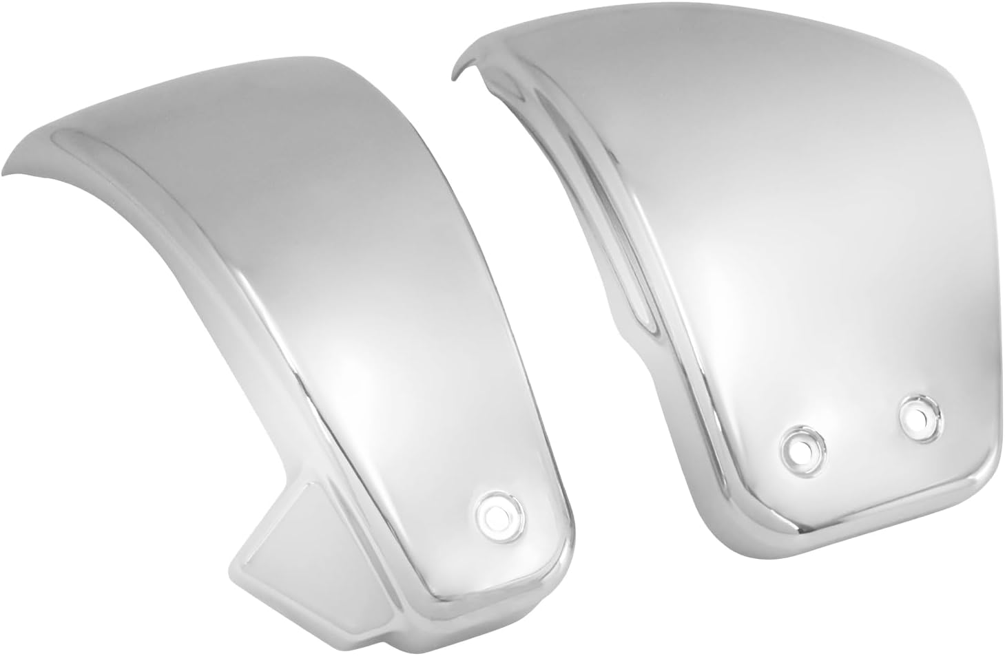 Motorcycle Battery Side Covers Fit for Harley M8 Softail Street Bob FXBB Heritage FLHC Deluxe FLDE Standard FXST Low Rider FXLR 2018-2023 Chrome