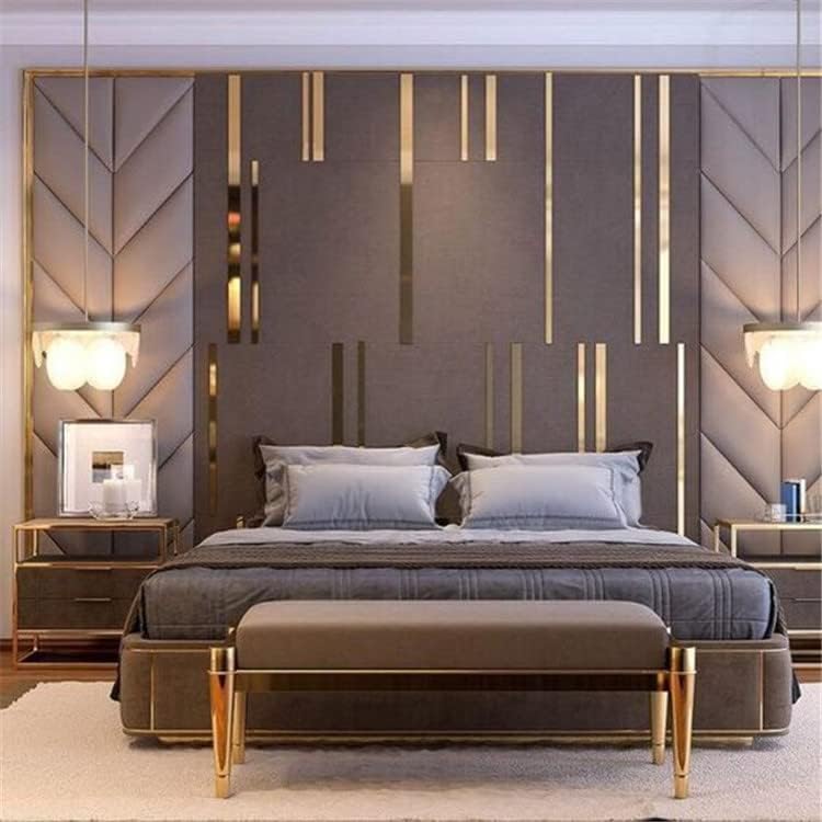Image of Alfanso PVC Self Adhesive Golden Strip (18mm Width 10 Meter Length) Mirror Strip Pack of 1.