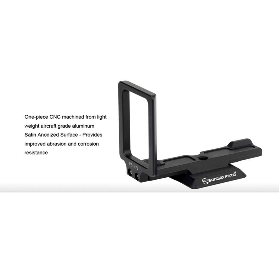 SUNWAYFOTO Piastra a sgancio rapido 1/4 Speciale staffa a L Quick Shoe per Sony NEX-7